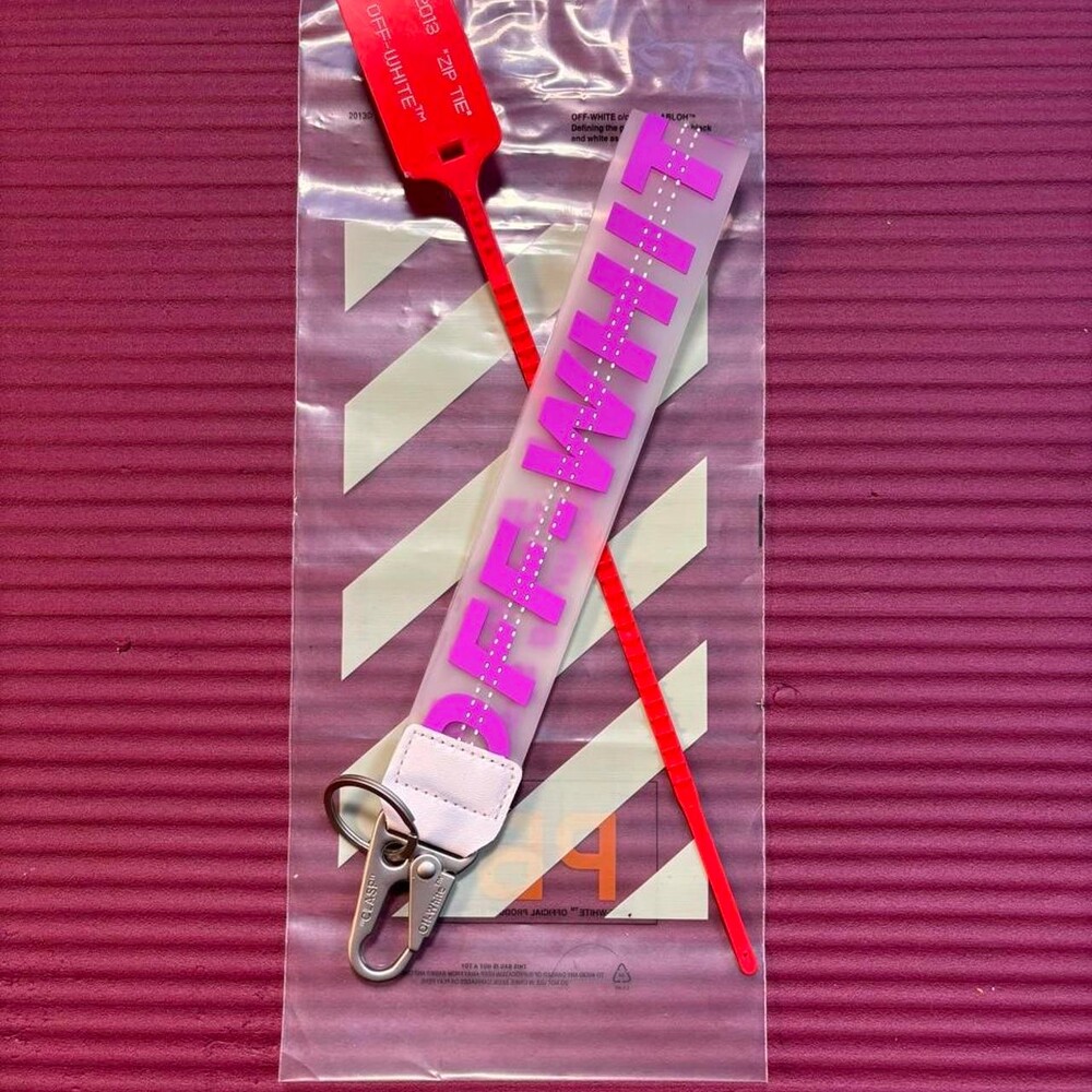 ๐ Purple (Clear) | Off-White | Keychain โโโโโโโโโโโโโโโโโโโโโโโโโโโโโโโโ type: